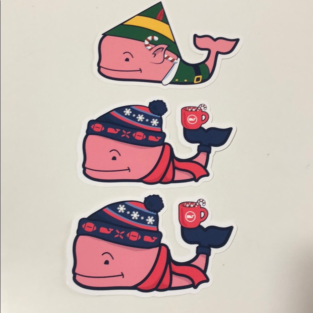 3 New Vineyard Vines stickers